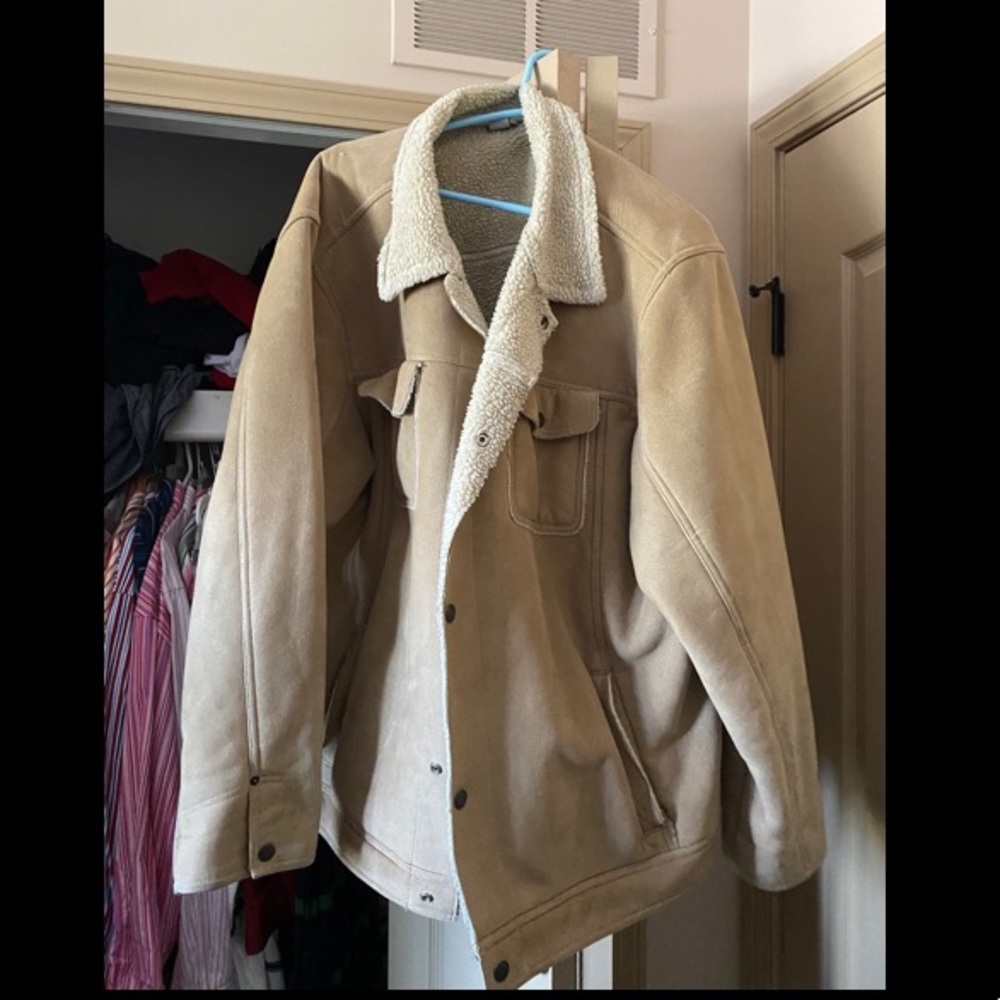 TAN SUEDE JACKET